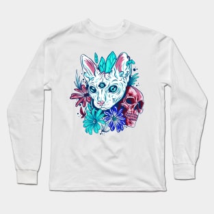 Vapor Cat Long Sleeve T-Shirt